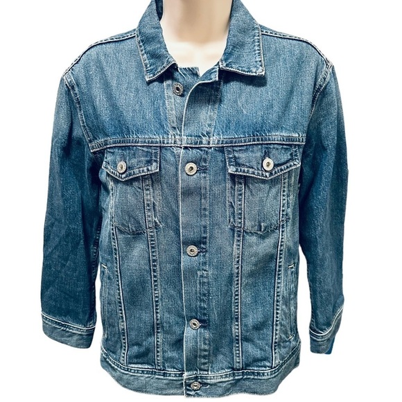 AG The Nancy Drop Shoulder Jean Jacket - Sz XS - Picture 2 of 10